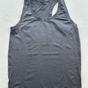 Women’s Gray Champion Workout top. Size Medium